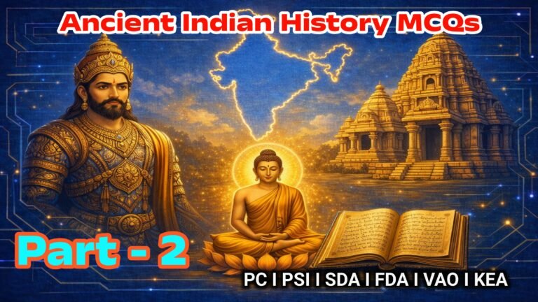 Ancient Indian History MCQs Part-2